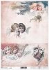 papier decoupage aniołki, Vintage*paper decoupage of angels, Vintage*decoupage de papel de ángeles, Vintage*Papier Decoupage von Engeln, Vintage*бумажная декупаж ангелов, винтаж